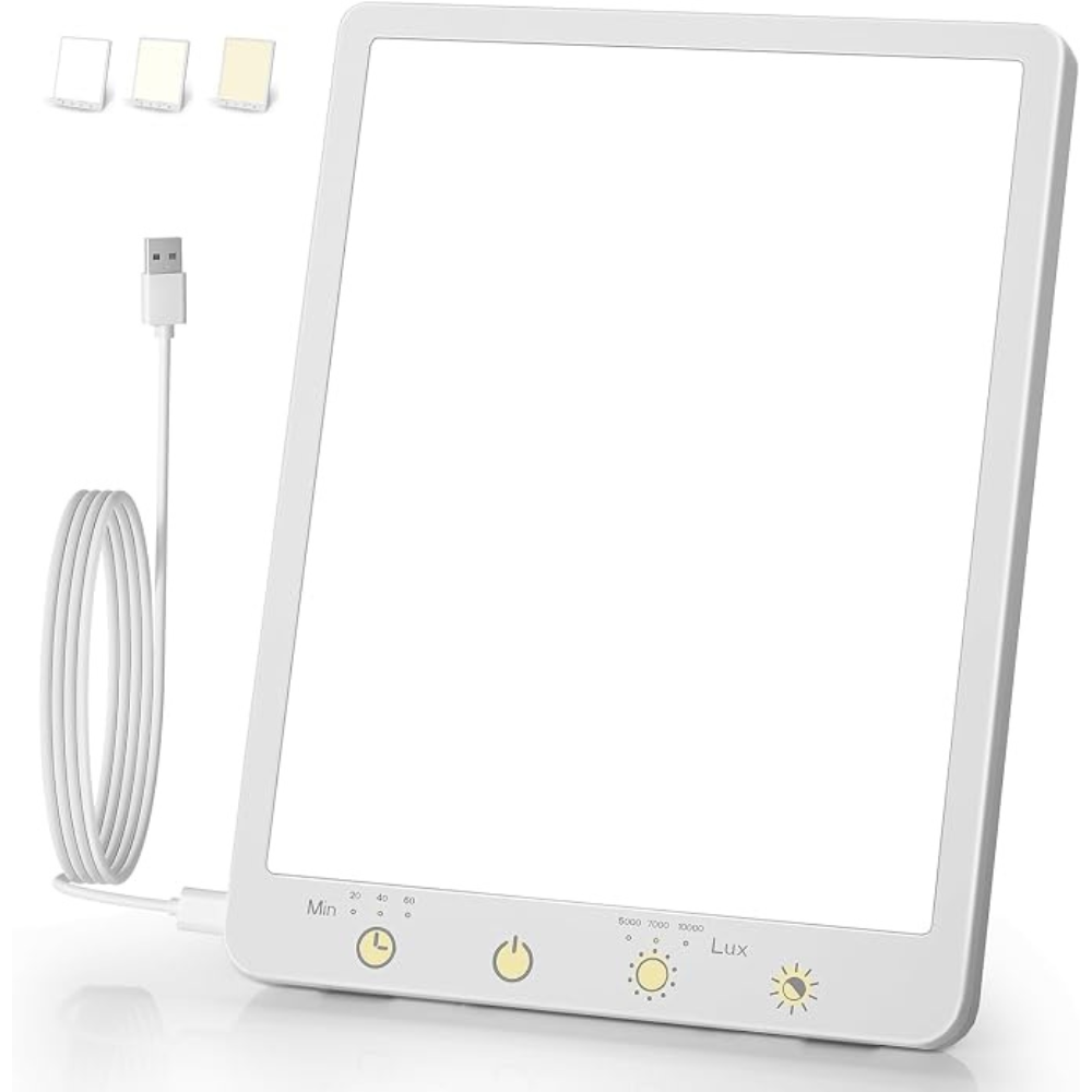 Wall-Mountable Bright Light Therapy Lamp